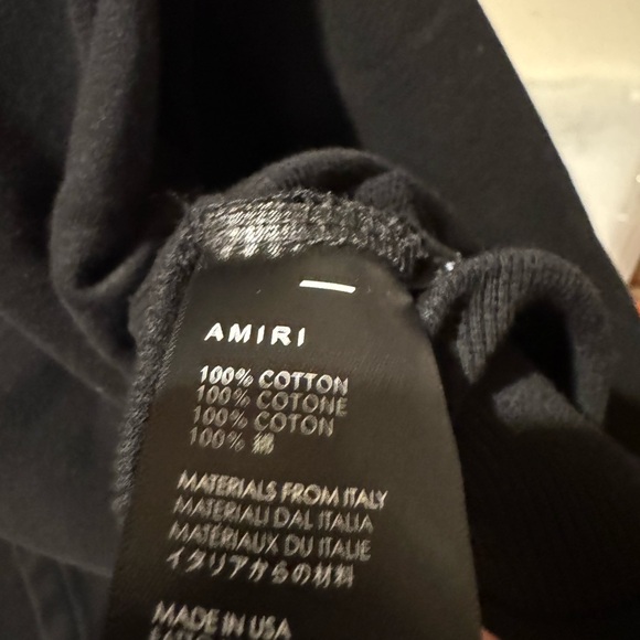 Amiri black with white angel new with tags and bag - Picture 4 of 5